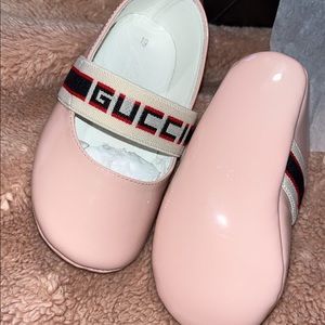 Authentic Pink Gucci booties. Only worn once. In excellent condition. Size 19